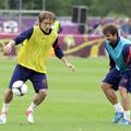 Kranjčar Modrić Hrvaška reprezentanca trening priprave Warka Euro 2012