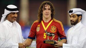 Puyol Al Thani Al-Thawadiat Španija Urugvaj prijateljska tekma Doha Katar