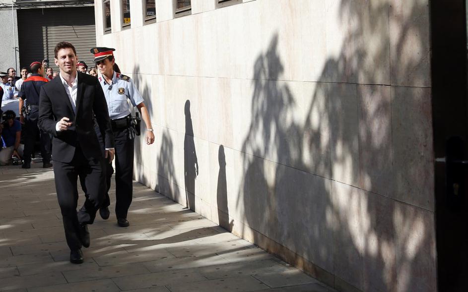 Leo Messi sodišče davki