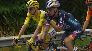 Tadej Pogačar in Primož Roglič