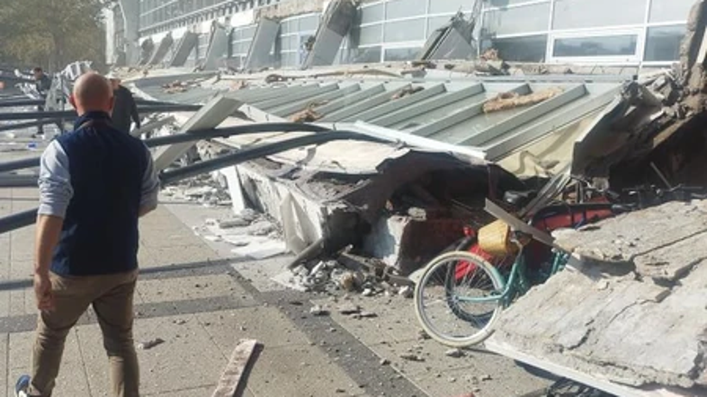 Novi Sad železniška postaja nadstrešek