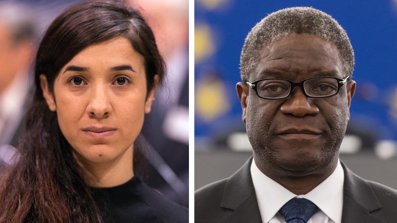 Nobelova nagrada za mir Nadia Murad Denis Mukwege