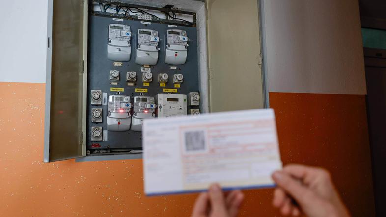 elektro števec, položnica za elektriko