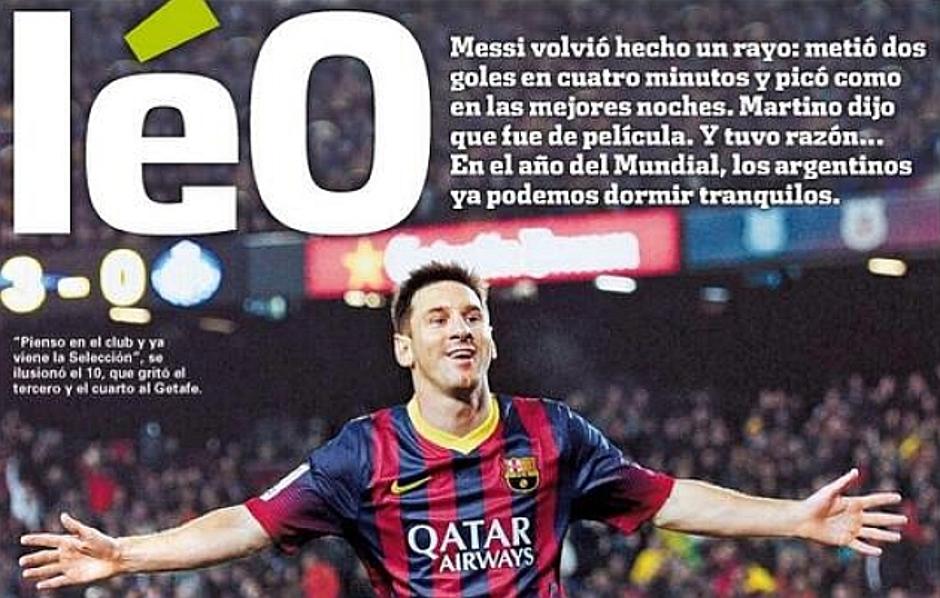 Messi Barcelona Getafe Copa del Rey Španija pokal | Avtor: Reševalni pas/Twitter
