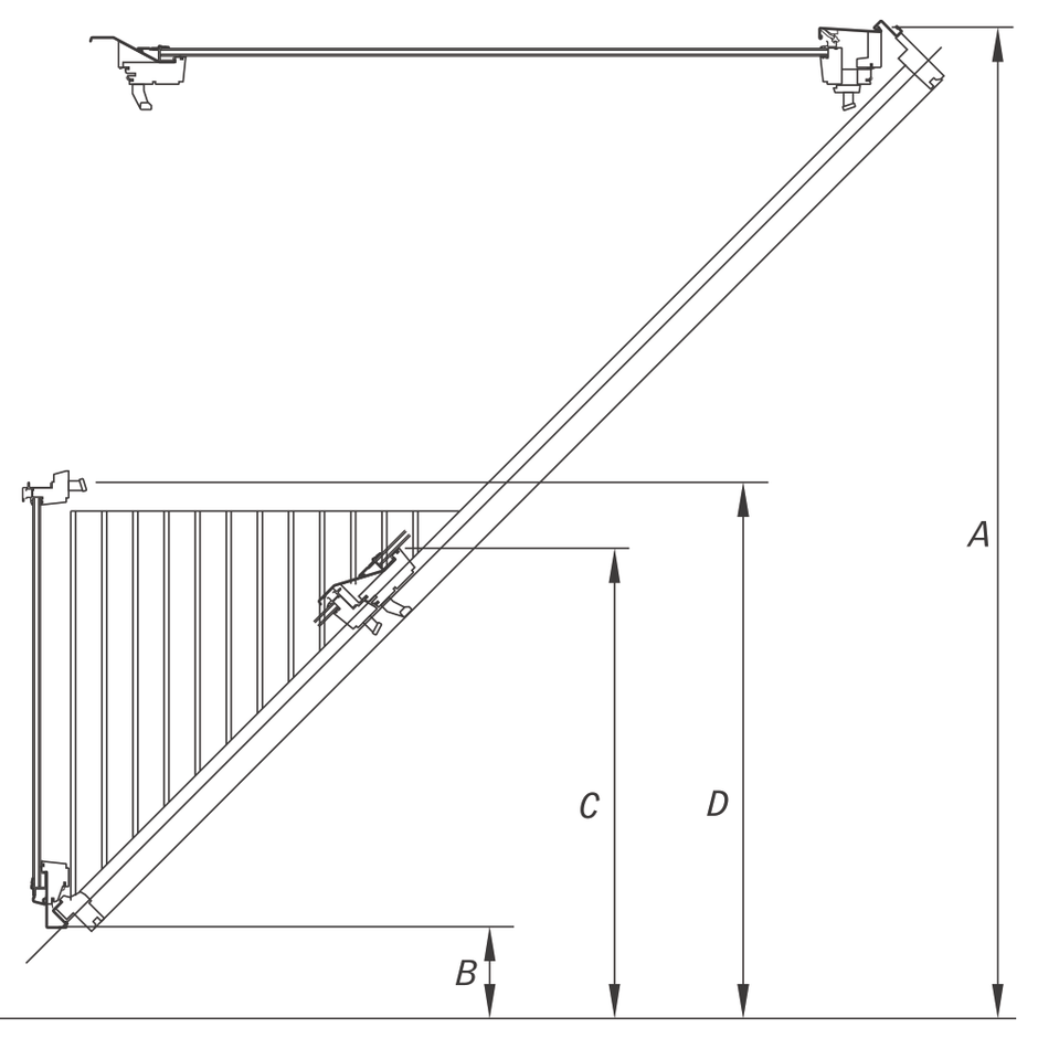 skica strešni balkon | Avtor: arhiv Velux