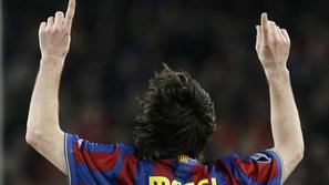 Messi je z osmimi zadetki še vedno kralj strelcev Lige prvakov. (Foto: Reuters)