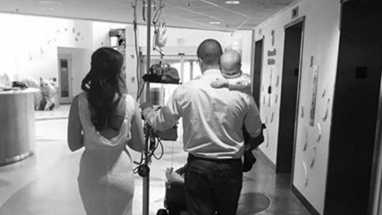 Ženin in nevesta v bolnišnici