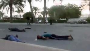 Na internetu se je pojavil grozljiv posnetek bahrajnskih varnostnih sil, ki brez