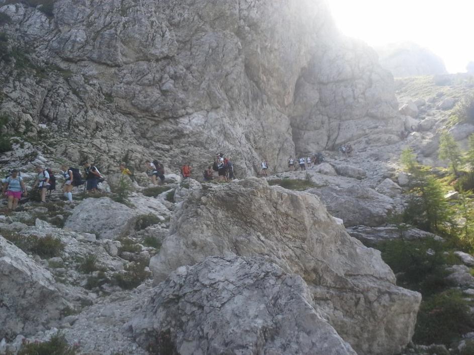 Reševanje mladih planincev