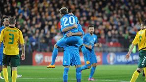 Novaković Kampl Litva Slovenija Euro 2016 