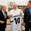 Blatter papež Frančišek Vatikan Rim Fifa obisk avdienca