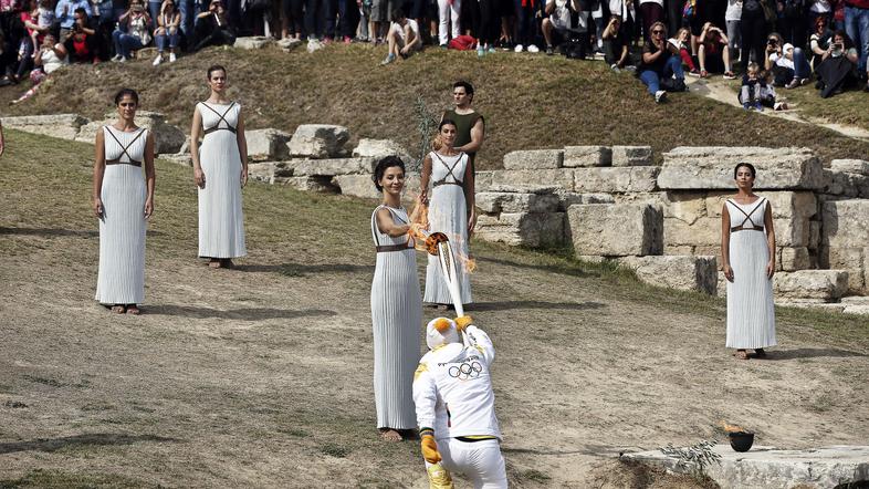 olimpijski ogenj olimpia