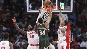 Giannis Antetokounmpo Rockets Bucks