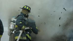 Novice: gasilec požar