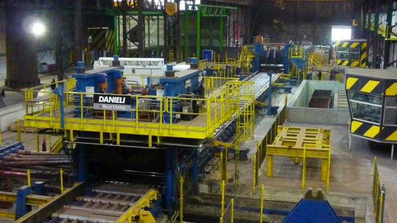 Gorenjska 11.11.10, acroni, jesenice, nova linija debele plocevine, tovarna, kov