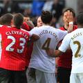 Cleverley Williams Van Persie Chico Agustien Swansea Manchester United Premier L