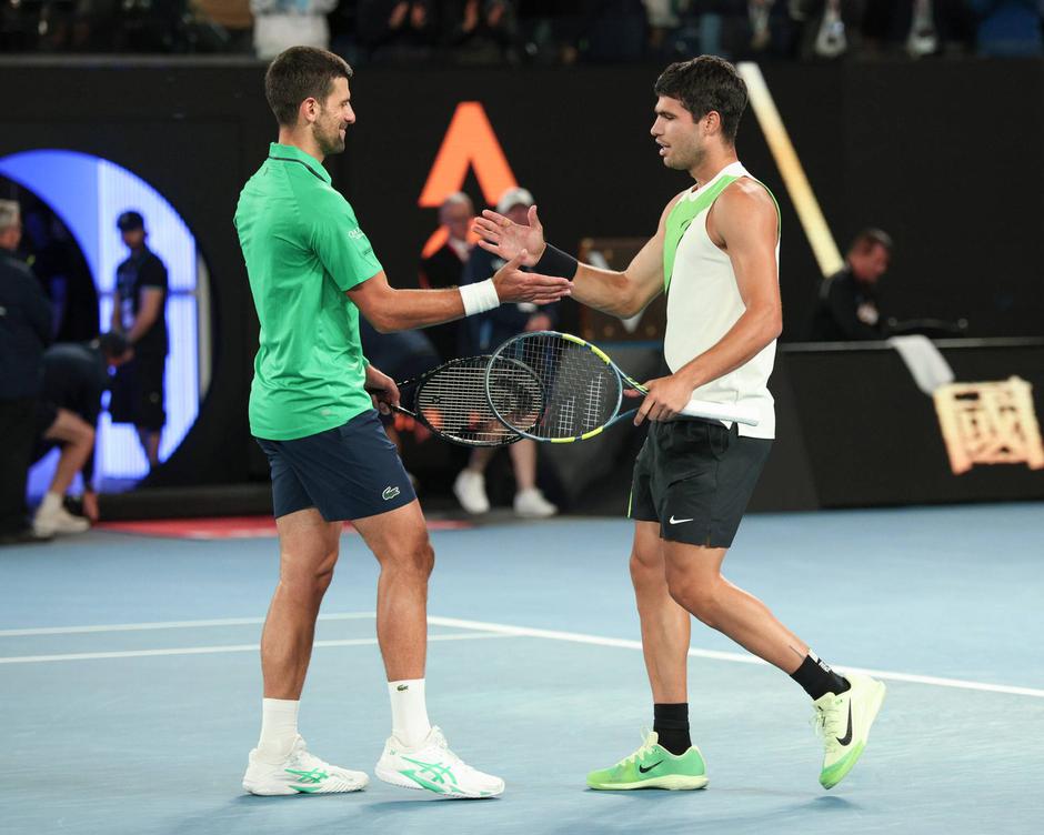 Novak Đoković in Carlos Alcaraz | Avtor: Profimedia