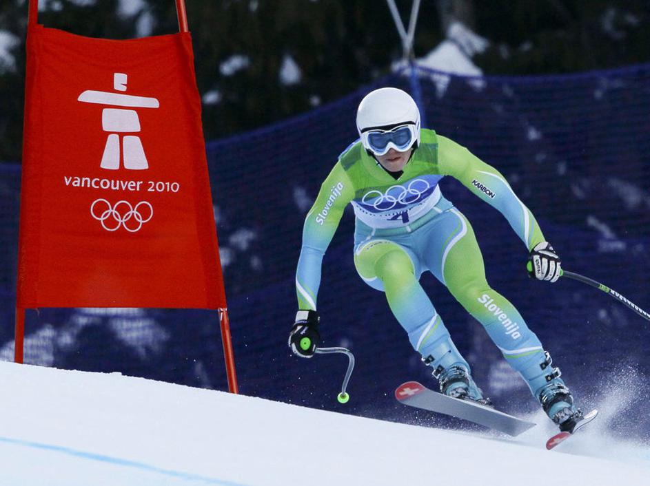 Tina Maze je delovala zelo zanesljivo, a ni želela tvegati. (Foto: Reuters)