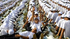 Kitajci domina človeška domina študenti študentje