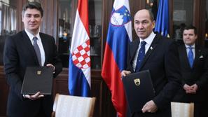 Zoran Milanović in Janez Janša