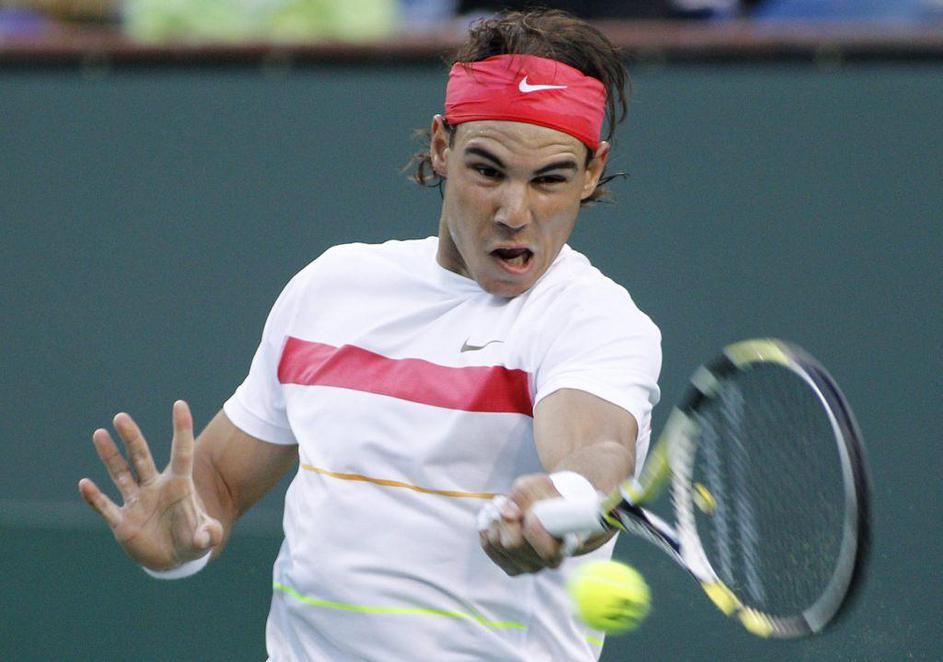 Rafael Nadal na prvem turnirju po poškodbi spet premaguje nasprotnike. (Foto: Re