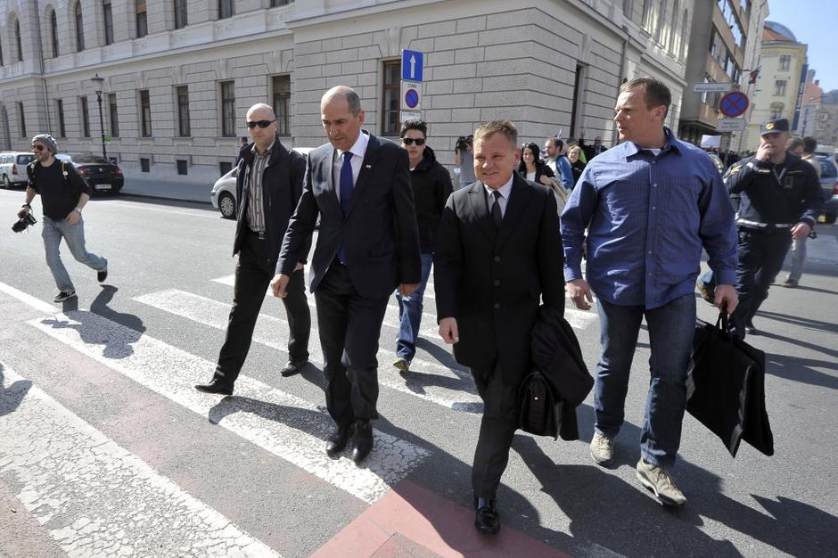 Janez Janša po sojenju  | Avtor: Anže Petkovšek