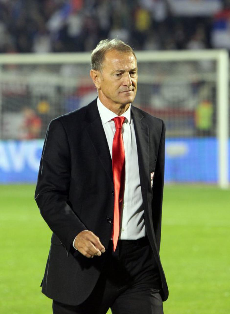 De Biasi zračno plovilo dron velikoalbanska zastava stadion JNA Beograd Srbija A | Avtor: EPA