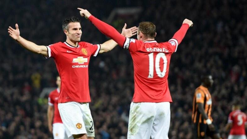Van Persie Rooney Manchester United Hull City
