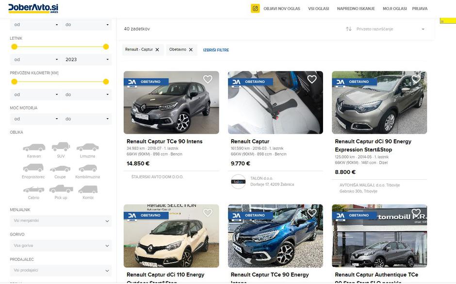 Renault captur Dober avto | Avtor: Doberavto