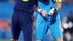 Iker Casillas Sergio Ramos poljub na lica lička licka