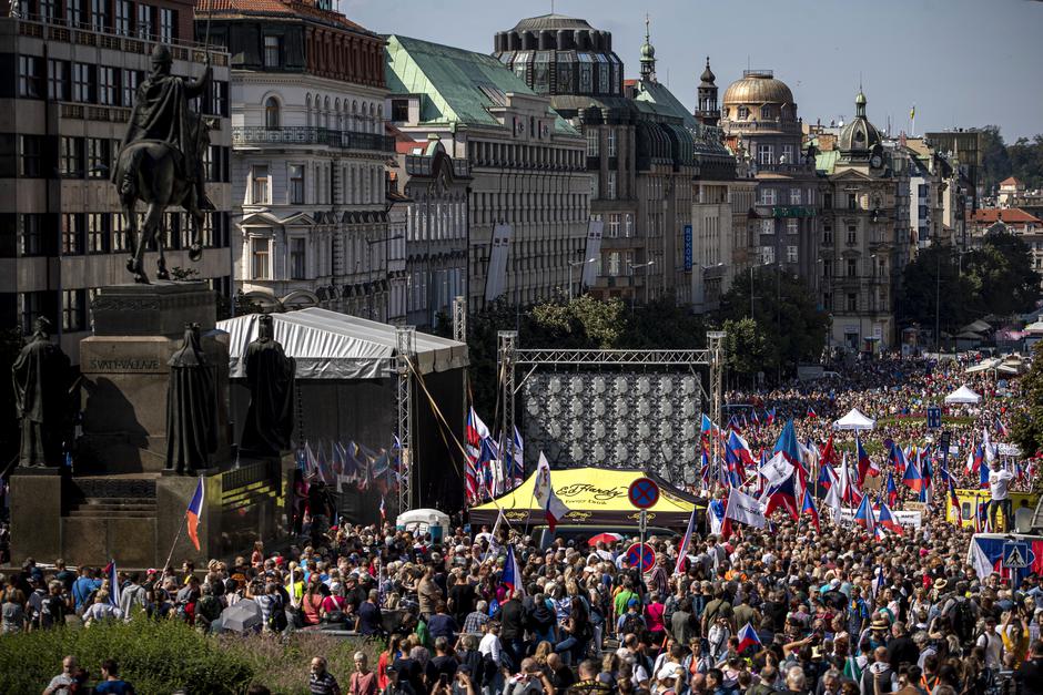 Praga protest | Avtor: Epa