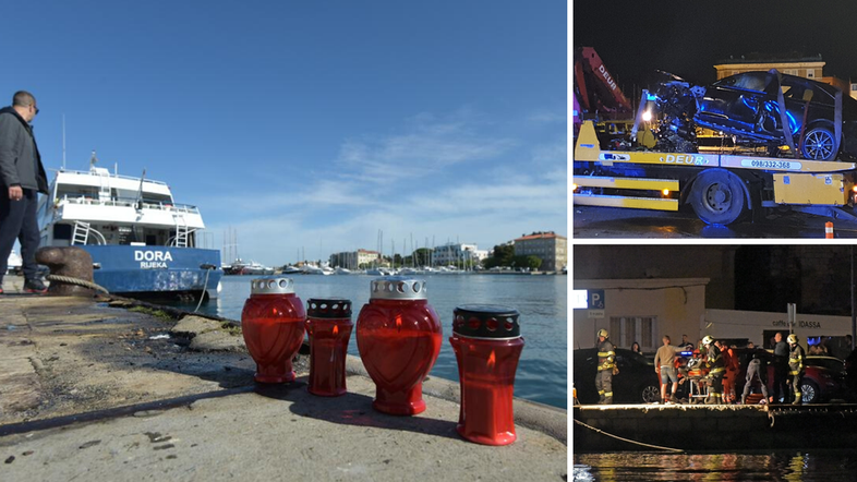 Prometna nesreča audija v Zadru