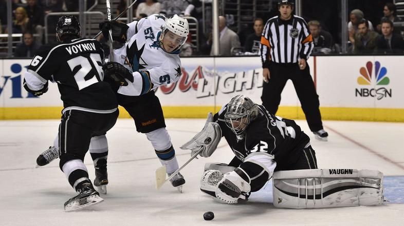 Quick Vojnov Los Angeles Kings San Jose Sharks NHL končnica