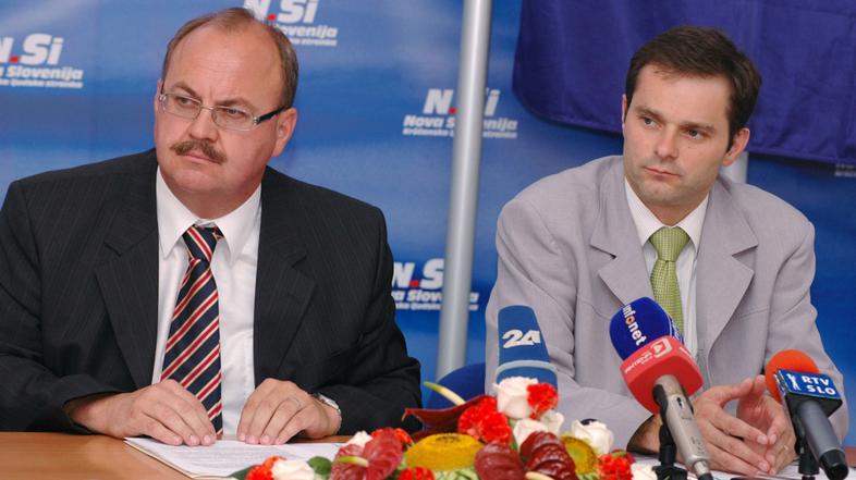 Slovenija 18.07.07, nova slovenija, joze horvat, anton kokalj, foto: anze petkov