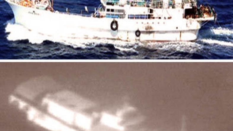 Dve ladji, za kateri Mednarodna pomorska oblast sumi, da pripadajo piratom, s ka