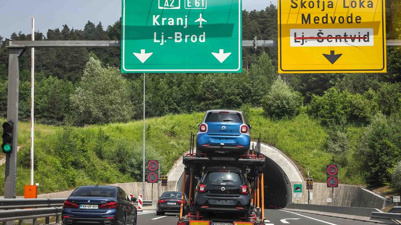 DARS predor tunel šentvid