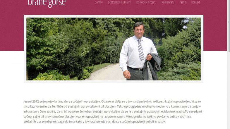 spletna stran Gorše
