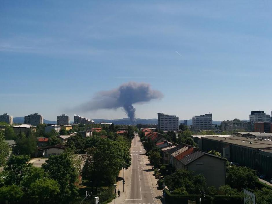 Požar Zalog | Avtor: bralka