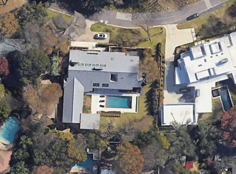 Luka Dončić vila Fort Worth | Avtor: Google Earth