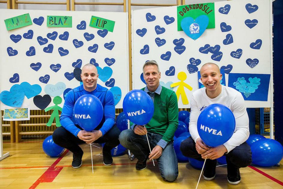 Ambasadorji NIVEA Podarite nam modro srce 2017