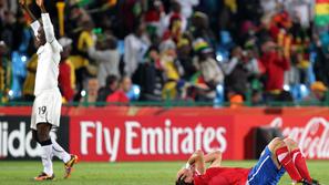 Srbi so na prvi tekmi izgubili proti Gani. (Foto: EPA)