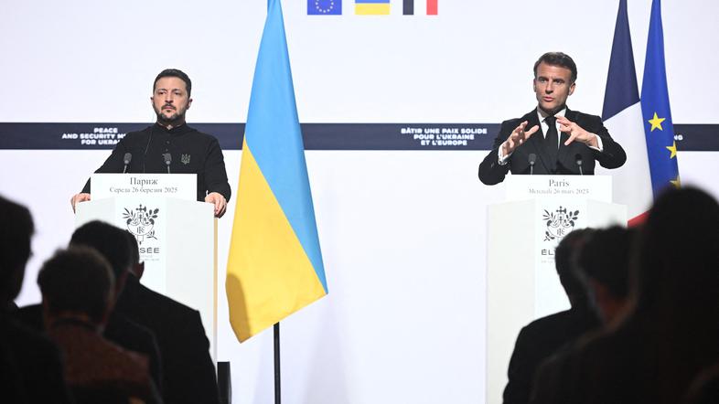 Volodimir Zelenski Emmanuel Macron