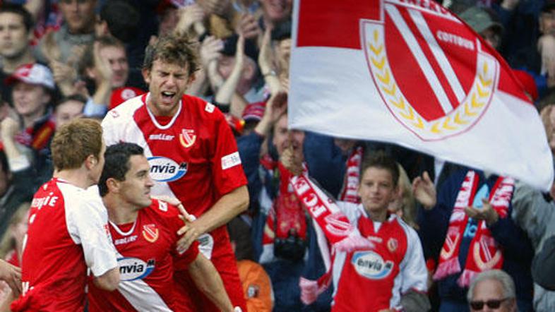 Dimitar Rangelov je v petek zvečer za Cottbus zadel dvakrat.