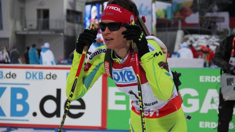 Gregorin sprint SP svetovno prvenstvo biatlon Nove Mesto