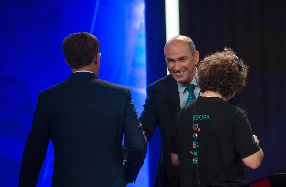 Janez Janša in Miro Cerar