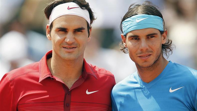 Še slika za anake in Federer in Nadal sta lahko začela veliki finale.