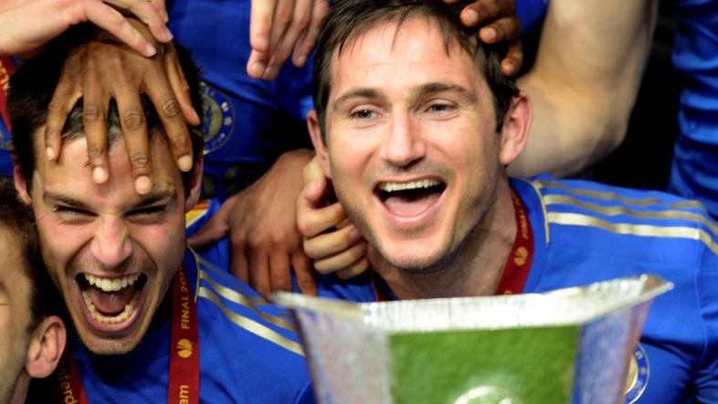Lampard Azpilicueta Chelsea Benfica Evropska liga finale