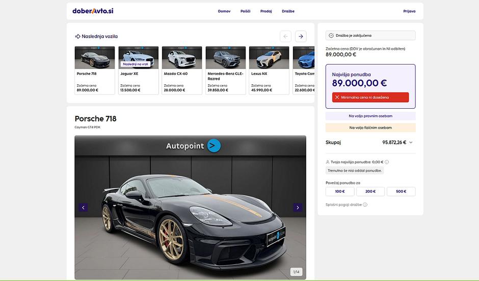 DoberAvto spletna dražba rabljenih vozil | Avtor: Doberavto