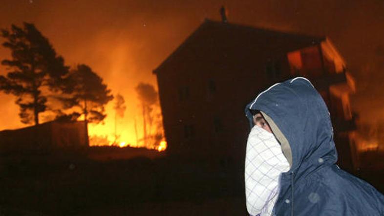 Požar je ogrožal prebivalce bližnjih vasi.