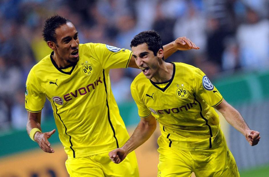 Mkitarjan Mkhitaryan Aubameyang 1860 München Borussia Dortmund DFB Pokal